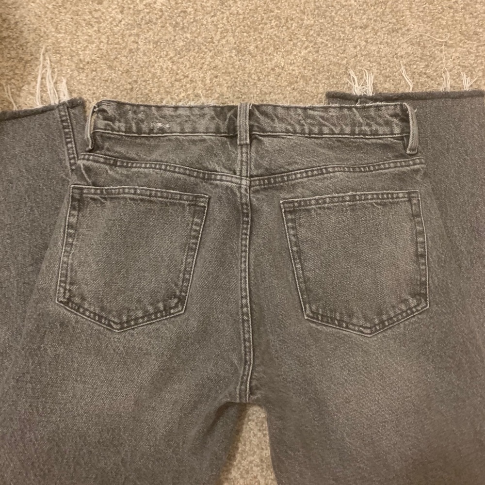 SOLD!!! straight leg ankle length black zara jeans - Picture 5 of 7